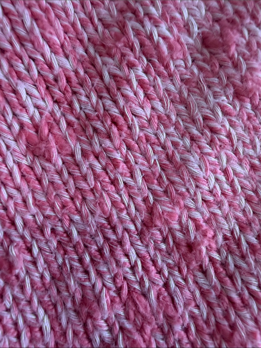 L L Bean cotton cardigan button front pink sweater - size XL - Picture 5 of 5